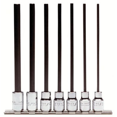 proto 7 Pc. Extra-Long Hex Bit Socket Sets - set hex bit 3/8 dr 7 pc at Sears.com