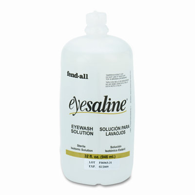 UVEX SAFETY, INC. Eye Wash Saline Solution Bottle Refill, 32-oz at Sears.com