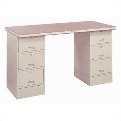 LYON Drawer Modular Work Station: 72"W x 28" D - Station Color: Putty, Top Construction: Pressed Wood Over Wood at Sears.com