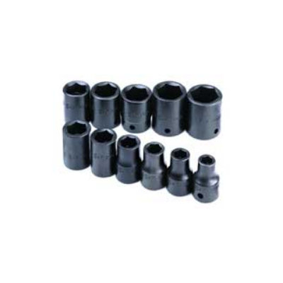 S-K Hand Tool Socket Set Impact 1/2In. Drive 11Pc Sae Std 6 Pt at Sears.com
