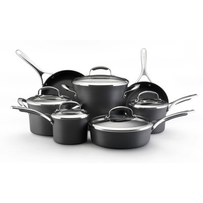 KitchenAid Gourmet Hard Anodized 12-Piece Cookware Set at Sears.com