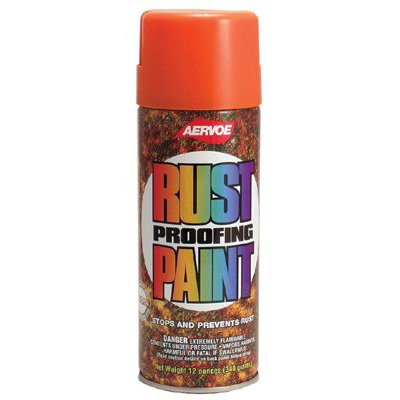 Aervoe Rust Proof Paints - 16 oz flat black rust proof paint (12 oz fill) (Set of 6) at Sears.com