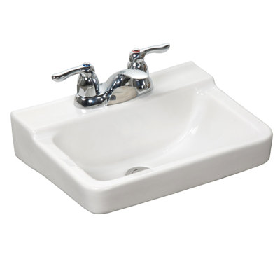 CraneFaucet Squire Wall Mounted Bathroom Sink - Finish: White at Sears.com