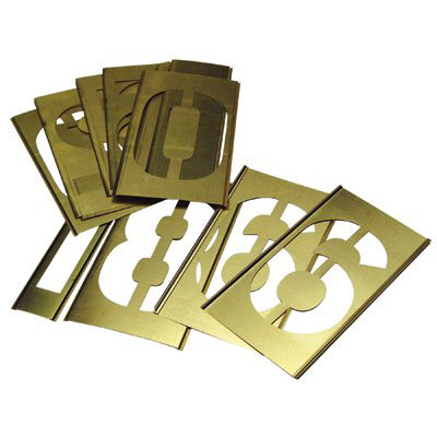 C.H. Hanson 15 Piece Single Number Sets - 4" 15 pcs set  gothic style figures at Sears.com