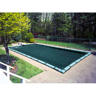 Robelle Supreme Plus Winter Pool Cover with Complete Water Tube Kit - Size: 25' x 45'