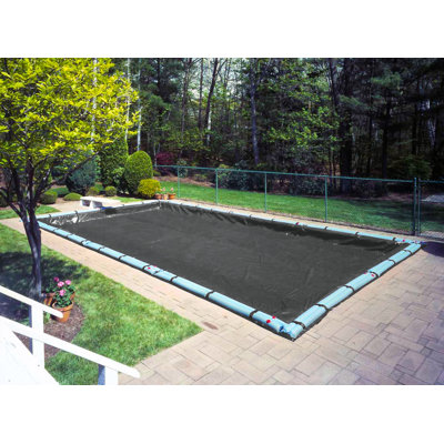 Robelle Mesh Winter Pool Cover with Complete Water Tube Kit - Size: 16' x 32'