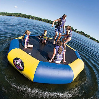 RAVE SPORTS 13' Bongo Water Bounce Platform - Color: Blue and Yellow at Sears.com