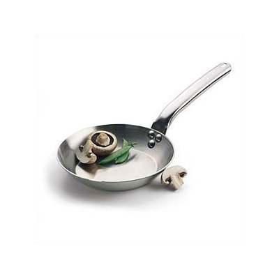 Paderno World Cuisine Stainless Steel Skillet - Size: 10.25-in.