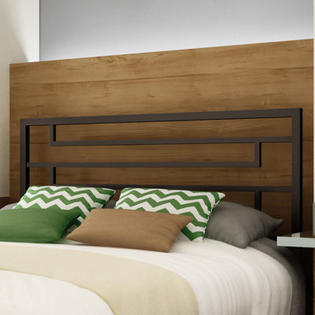 Amisco Temple Metal Headboard - Size: Queen, Finish: Cobrizo Amisco Temple Metal Headboard - Size: Queen, Finish: Cobrizo