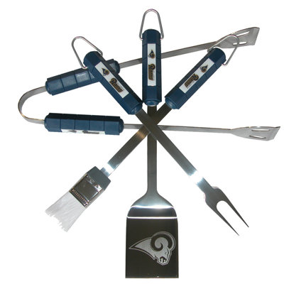 Siskiyou Products NFL 4-Piece BBQ Grill Tool Set - NFL Team: St. Louis Rams at Sears.com