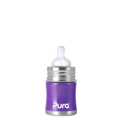 Pura Kiki Infant Bottle with Silicone Slow-flow Nipple - Size: 5oz., Color: Grape at Sears.com