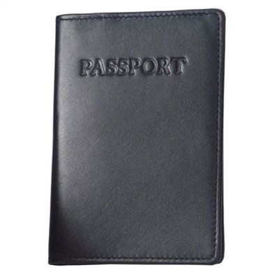 Winn International Cowhide Nappa Leather Deluxe Passport Case II with U.S. Emblem - Color: Blue, With U.S. Emblem: No at Sears.com
