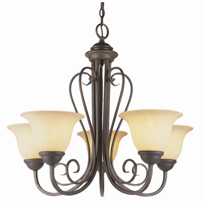 TransGlobe Lighting New Century 21.25"  Chandelier in Antique Bronze at Sears.com
