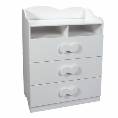Gift Mark Combination Dresser and Changing Table in White