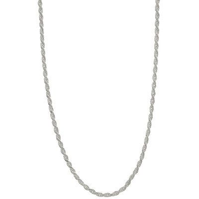 Evalue Jewelry Sterling Essentials Sterling Silver 2mm Diamond-Cut Rope Chain - Length: 16" at Sears.com