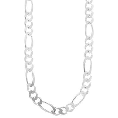 Evalue Jewelry Sterling Essentials Sterling Silver Diamond-Cut Figaro Bracelet - Length: 24" at Sears.com