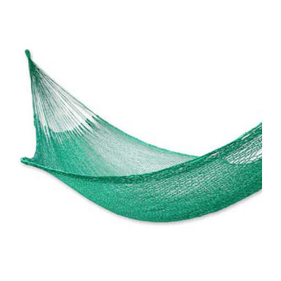 Novica Sonata Hand Woven Hammocks - Color: Verdant Green, Size: 3.9' X 13.1' at Sears.com