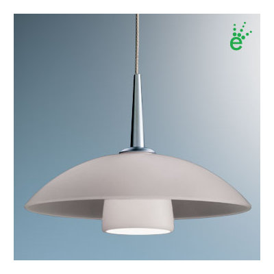 BRUCK Jas One Light LED Down Large Pendant - Canopy Size: 2" with Junction Box, Finish: Bronze, Glass Color: Blue at Sears.com