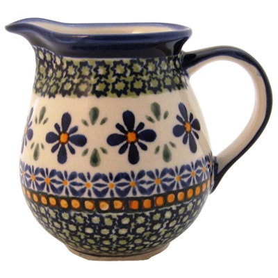 Polish Pottery 14 oz Pitcher - Pattern DU60 at Sears.com