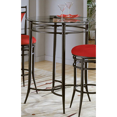 Hillsdale Mix N' Match Pub Table with Round Glass Top at Sears.com