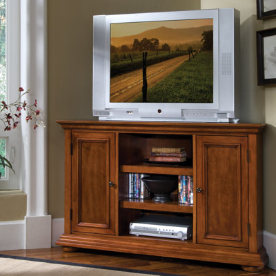 Home Styles Homestead Corner 50" TV Stand in Rich Multi-Step Warm Oak at Sears.com