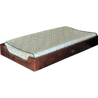 Inspired Crib Bedding Geox Aqua and Green Changing Pad Cover
