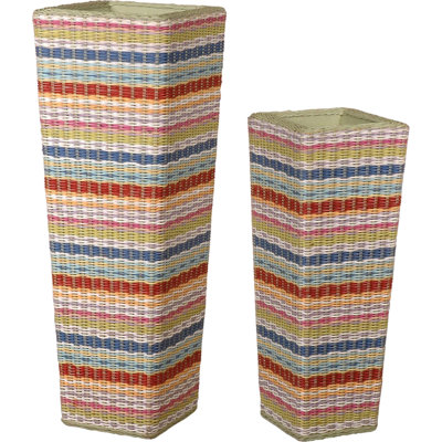 Funstripes Large Tapered Planter