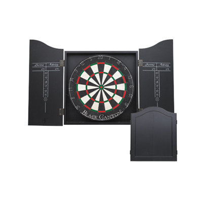 Black Canyon Dart Board Cabinet in Black at Sears.com