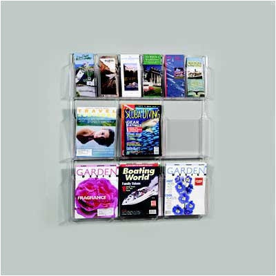 Safco Products Safco Magazine Rack with 6 Pamphlet and 6 Magazine Pockets at Sears.com