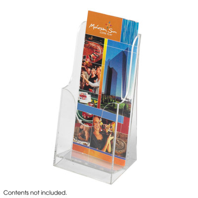 Safco Products Acrylic Single Pocket Pamphlet Display (Qty 6) (Set of 6) at Sears.com