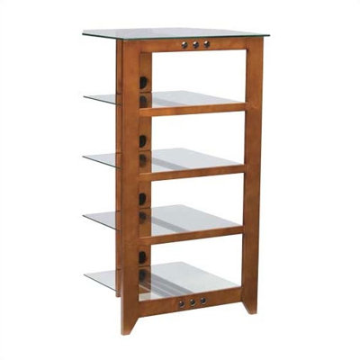 Sanus Natural 5 Shelf Audio Stand in Cherry at Sears.com