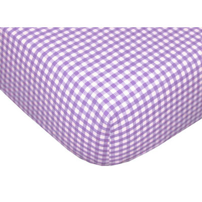 Sleeping Partners Tadpoles Classic Gingham Fitted Sheet Set in Lavender at Sears.com