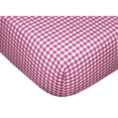 Sleeping Partners Tadpoles Classic Gingham Fitted Sheet Set in Fuchsia at Sears.com