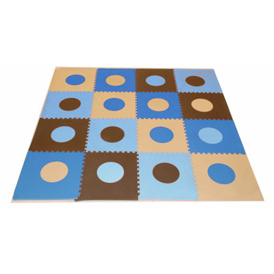 Sleeping Partners Tadpoles Classic Playmat Set in Blue / Brown at Sears.com