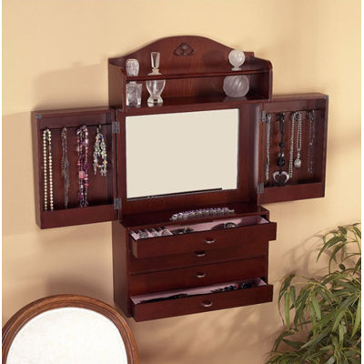 SEI Kent Wall-Mount Jewelry Armoire at Sears.com
