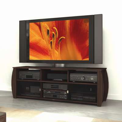Sonax Cyprus 48'' - 68'' TV Stand in Ebony Pecan
