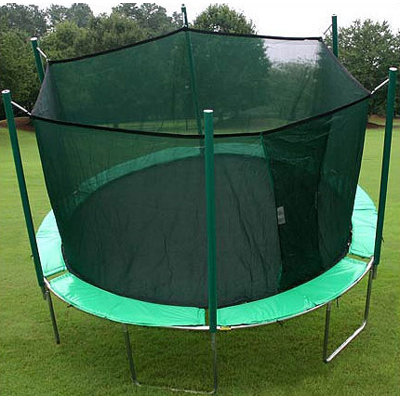 KIDWISE 13.5 ft. Round Trampoline with Enclosure - Pad Color: Green/Yellow at Sears.com