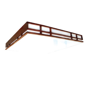 AFX Lighting, Inc. Strip Light Flush Mount - Finish / Size: Cherry / 3.38" H x 25.25" W x 25.25" D at Sears.com