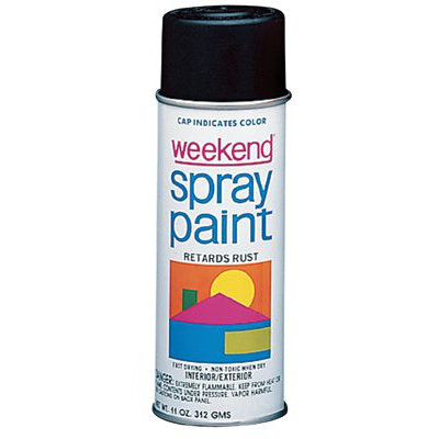 Krylon Weekend Economy Paints - 11-oz. w.i.flat black weekend spray paint inter (Set of 6) at Sears.com
