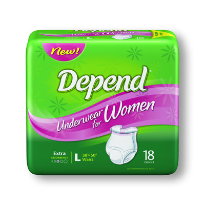 Kimberly-Clark Depend Super Plus Protective Underwear for Women - Quantity: Small / Medium - Pack of 18 at Sears.com