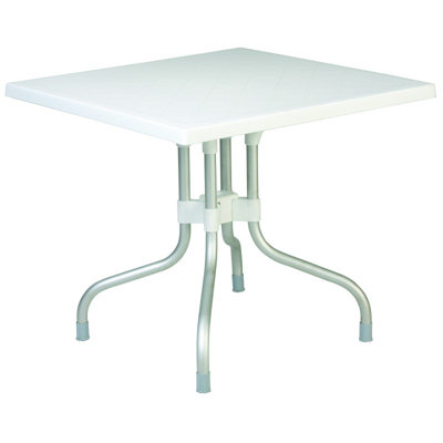 Compamia Forza Square Folding Table - Color: White at Sears.com