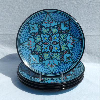 Le Souk Ceramique Sabrine Design Side Plates (Set of Four) at Sears.com
