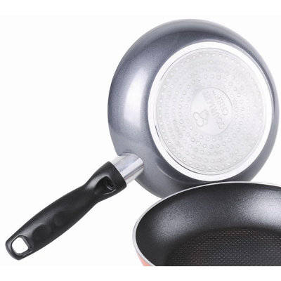 Trimmer Gourmet Chef Non-Stick Skillet - Size: 8-in.  Color: Black