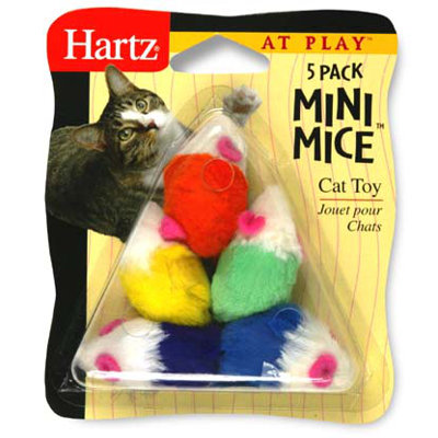5 Pack At Play Mini Mice Cat Toy (5 Pack)