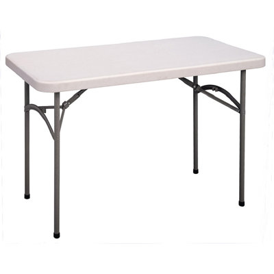 Correll, Inc. 4' Economy Plastic Rectangular Folding Table - Size: 24 x 48 at Sears.com