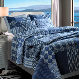 Greenland Home Fashions Santorini Bedding Collection (4 Pieces) - Size: King Greenland Home Fashions Santorini Bedding Collection (4 Pieces) - Size: King