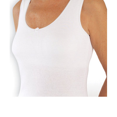 Silvert's Women's Comfortable Support Bra Vest in White - Size: 2X-Large at Sears.com