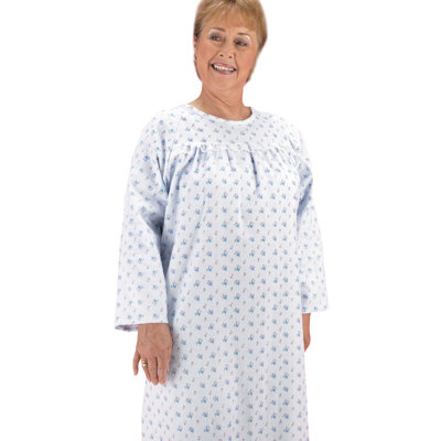 Silvert's Women's Cotton Open Back Nightgown - Size: Large at Sears.com