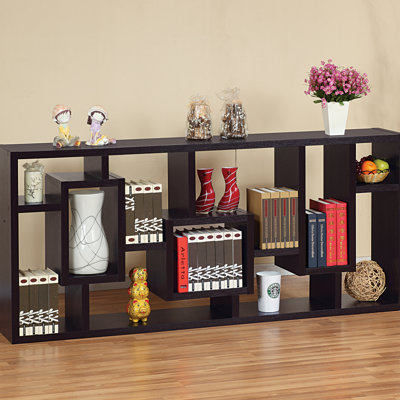 Hokku Designs Bradshaw Unique Bookcase / Display Cabinet in Red Cocoa at Sears.com