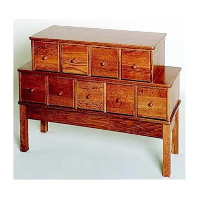 Leslie Dame Apothecary Style Storage Cabinet - Distinctive Oak at Sears.com